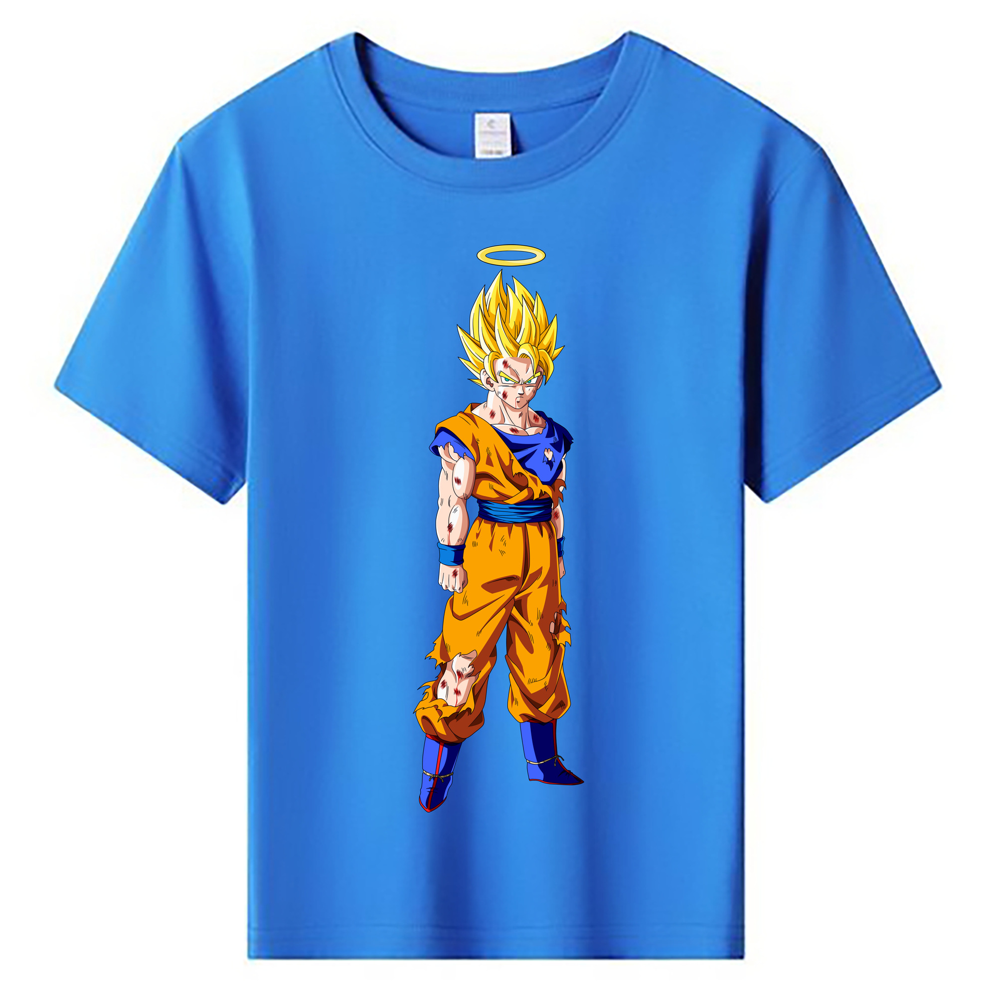 （画像用） ドラゴンボール 孫悟空（そん ごくう）Son Goku カカロット DRAGON BALL Kakarotto 綿100％キッズTシャツ（フロントプリント）